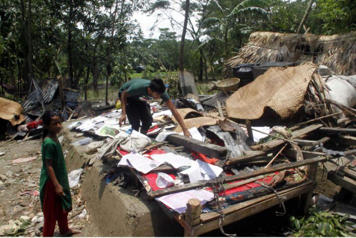 ボラ県で救援物資不足