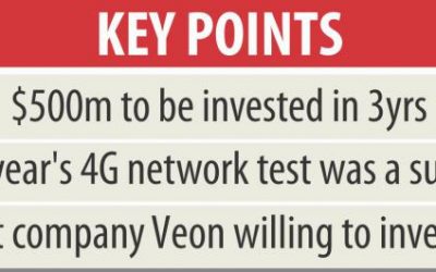 4Gネットワークに5億ドル