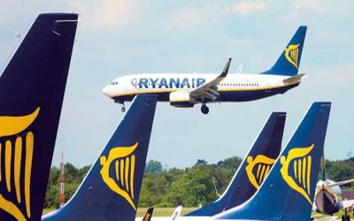 Ryanairは、飛行機のキャンセルにもかかわらず、記録的な乗客を飛ばす