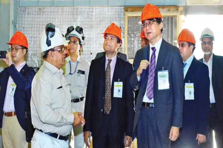 バングラデシュ駐日大使、泉弘康さんがランガディアのKAFCO工場訪問
