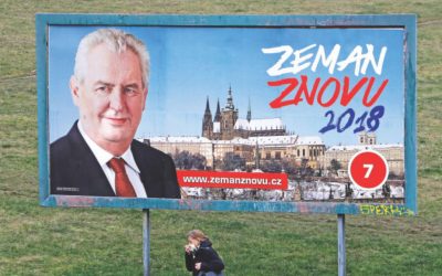 チェコの大統領、世論調査で8人の挑戦に直面