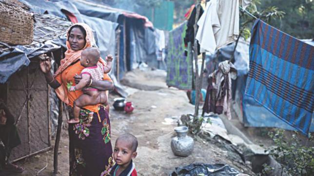 Rohingyaの女性の不確実な運命