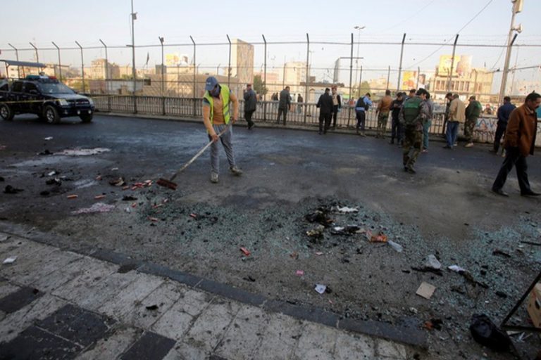 二人の自爆テロがバグダッドで35人を殺した