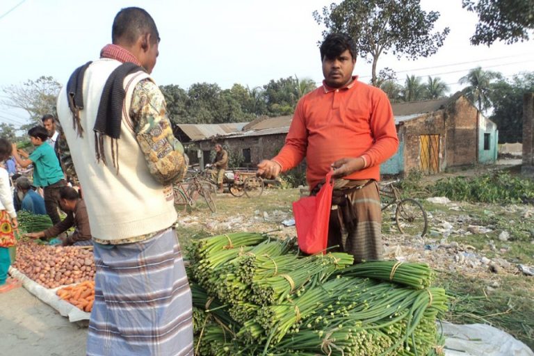 Joypurhatの農家は春の玉ねぎの栽培から利益を得る