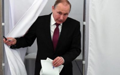 ロシアの世論調査でプーチン大統領が勝利を狙う