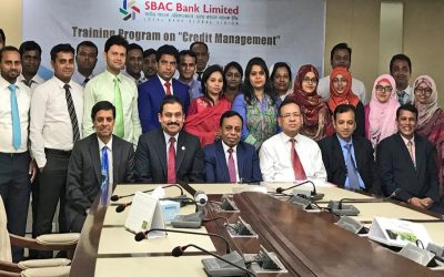 SBAC銀行の5日間の与信管理トレーニングプログラムの参加者