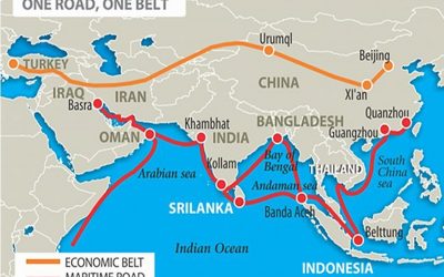 ベルトと道路の州からの中国の輸入は輸出よりも急増