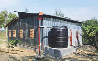 雨水の貯蔵はPatuakhali水危機を緩和する
