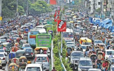 交通渋滞：ダッカの開発の醜い側面