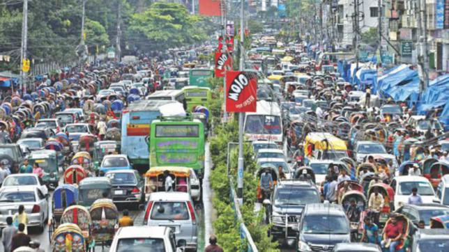 交通渋滞：ダッカの開発の醜い側面