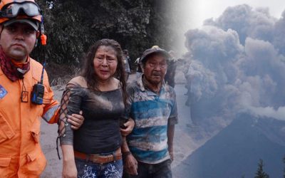 グアテマラ火山が噴火して25人が死亡