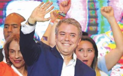 保守的な勝利コロンビア大統領