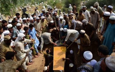 パキスタンの反タリバン集会の攻撃が20人死亡