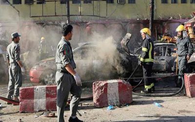 アフガニスタンのシーク教徒、ヒンズー教徒が自爆攻撃後に悲しむ20人死亡