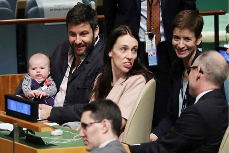 ニュージーランド初の赤ちゃんが平和サミットで国連デビュー