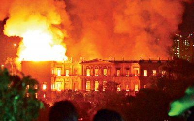 「ブラジルの200年の歴史を持つ国立博物館