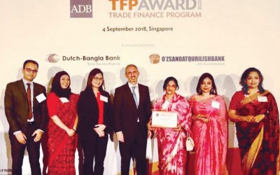 MTB、ADBのジェンダーチャンピオン賞を受賞
