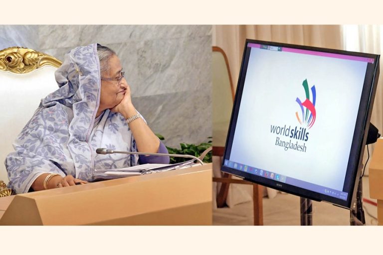 PM、「Wo​​rld Skills Bangladesh」のロゴを発表