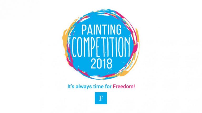 FNFは「いつも自由の時だ」というテーマで絵画コンペを開催します。