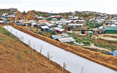 4,300エーカーの丘陵地帯、ロヒンギャの避難所で森林が破壊された