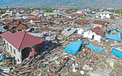 震災、インドネシアの津波：死者数は1,200人