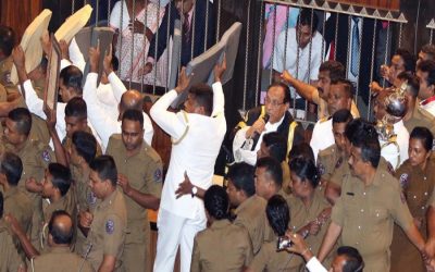 政治憲法上の危機の真っ只中のスリランカ