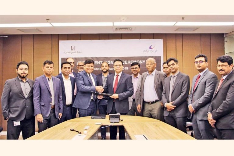 LafargeHolcim Bangladesh LimitedがWärtsiläとの契約を締結