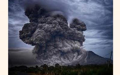 インドネシアのバリ島火山噴火