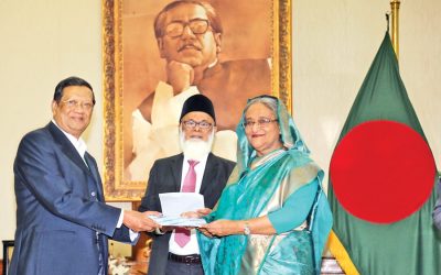 Shahjalal Islami BankがTkを寄付しました。首相の福祉基金に1000万ドル