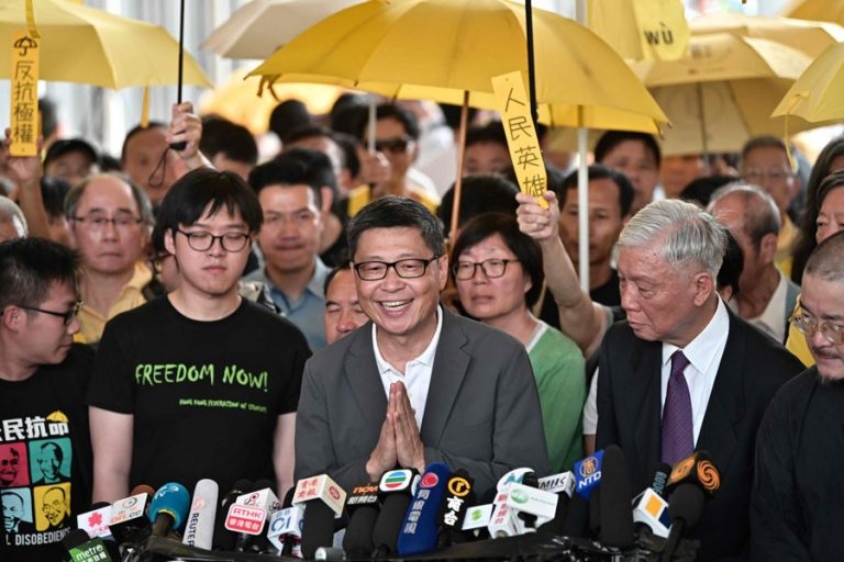 香港の裁判所は民主主義を率いる指導者たちを宣告