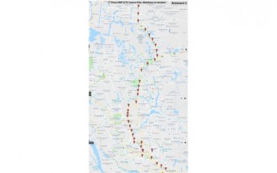 100台の交通監視カメラ