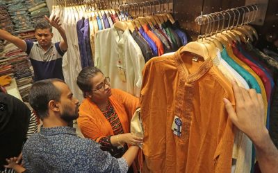 Panjabiの販売は蒸気を取ります