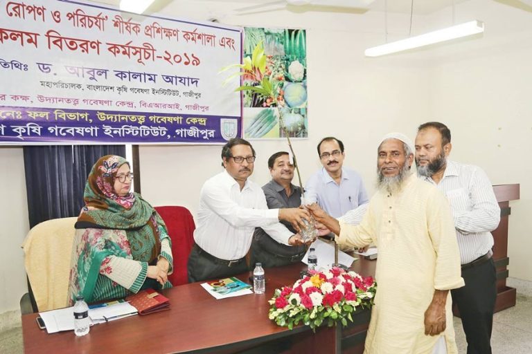 BARI局長Dr. Abul Kalam Azad