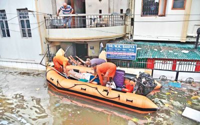 ビハール州で洪水により113人が死亡