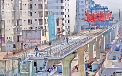 線路は11月下旬に設置