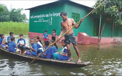 バングラデシュの洪水と共生し、脆弱性を減らす