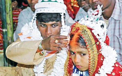 インドで増加している子供の結婚