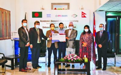 Beximco Pharma、IFIC Bank、およびNepal BD BankがネパールにRemdesivirを寄付