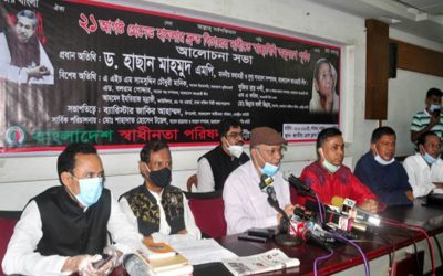 Khaleda Ziaが8月21日の手榴弾攻撃の責任を負う：Hasan