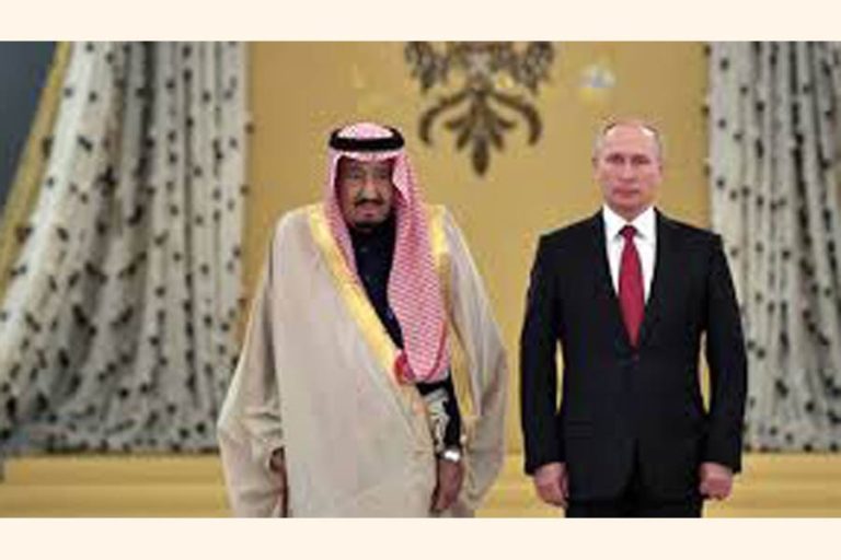 サルマン国王、プーチン大統領、石油パートナーシップ、ワクチン製造について協議