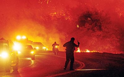 カリフォルニアの山火事が激化