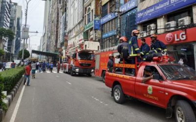 タイムリーな行動がバナニ高層ビルでの火災の悲劇を回避
