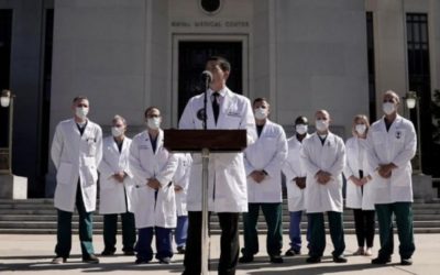 病院のトランプ：選挙の懸念はホワイトハウスを握る