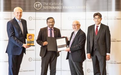 IDCOLがカールスルーエの持続可能な金融賞を受賞