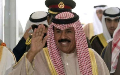 皇太子ナワフがクウェートの新しい統治者として宣誓する