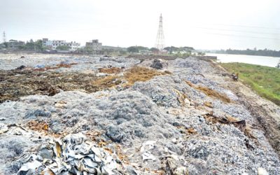 ゴミ捨て場の建設は遅れに直面している