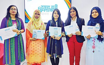 ShikhbeShobaiが5人の女性フリーランサーを表彰