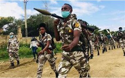 ティグライ軍のロケットがエリトリアの首都の郊外を襲った