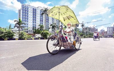 身体障害者が乗る