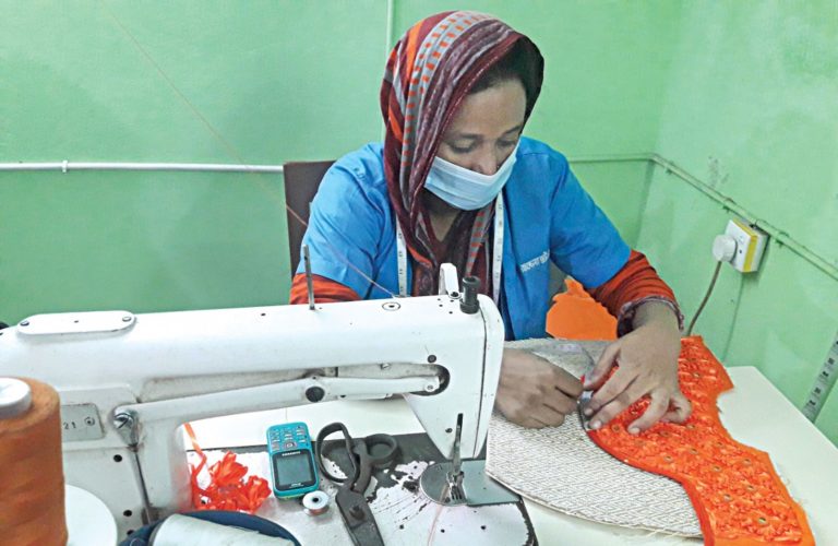 Jhenaidahのジュート製品が輸出市場に参入